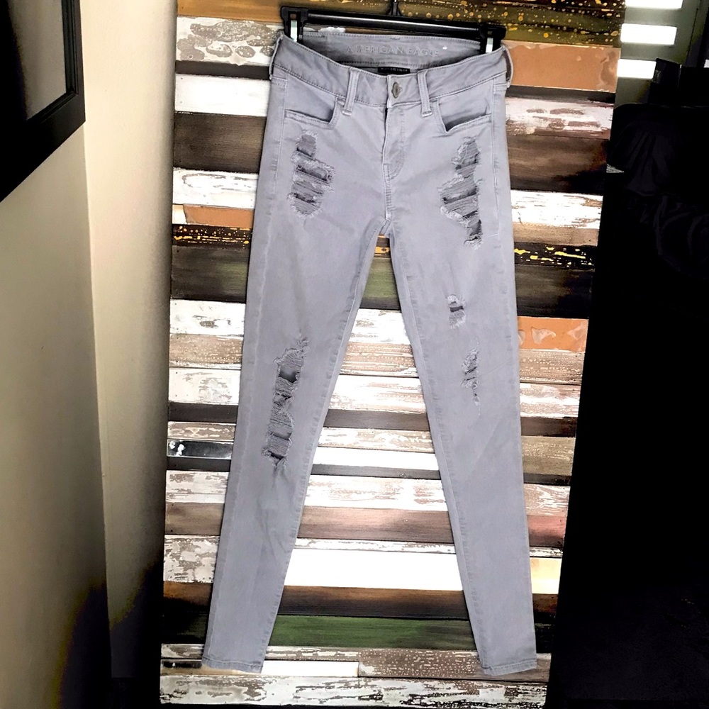 FINAL PAIR American Eagle Next Level Stretch Jegging reg sz0